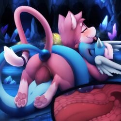 1:1 2021 3_toes anal anal_penetration anthro anthro_on_feral anthro_penetrated anus assimilative_feline bestiality biped blue_body blue_tail blush cave cavern cervix claws coiling coiling_another coiling_around_body coin crystal darkmirage detailed_background digital_media_(artwork) digitigrade dipstick_tail double_penetration dragon dragonair duo erection eye_roll eyelashes eyes_closed feet felid feline female female_anthro female_on_top female_penetrated feral feral_penetrating feral_penetrating_anthro finger_claws forehead_horn from_front_position fur fur_markings generation_1_pokemon genitals gold_(metal) hand_on_head head_wings hi_res horn inside internal internal_anal internal_vaginal interspecies leg_markings long_tail looking_pleasured lying male male/female male_feral male_on_bottom male_penetrating male_penetrating_female mammal markings multicolored_body multicolored_fur multicolored_tail mythological_creature mythological_scalie mythology narrowed_eyes nintendo nude nude_anthro nude_female on_back on_bottom on_top pawpads penetration penile penile_penetration penis penis_in_vagina piercing pink_body pink_ears pink_fur pink_pawpads pink_tail pokemon pokemon_(species) quetzalli_(darkmirage) red_blush red_penis red_tongue reverse_missionary_position scalie serpentine sex smile snout socks_(marking) squall_(alpha268) tail tail_around_partner tail_fetish tail_in_ass tail_insertion tail_markings tail_play tail_sex tapering_penis toes tongue tongue_out treasure two_tone_body two_tone_fur two_tone_tail unusual_wing_placement uterus vaginal vaginal_penetration vulva water white_body white_claws white_fur white_horn white_inner_ear white_markings white_nose white_tail white_tail_tip white_wings wings yellow_eyes