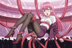 1girl 1girls ai_generated anal aqua_eyes blunt_bangs bokutachi_wa_benkyou_ga_dekinai braid breasts business_suit civitai civitai_lora crowd exposed exposed_breasts exposed_pussy female high_heels human_female illustrious_(stable_diffusion) illustrious_xl kirisu_mafuyu medium_breasts nipples nova_anime_xl nude pantyhose pink_hair pussy red_high_heels sdxl skinny solo stable_diffusion tagme tentacle_sex tentacles vaginal vgt13 wai-nsfw-illustrious-sdxl we_never_learn