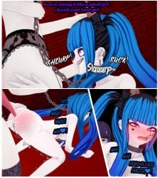 1futa 1girls 3d blowjob collar darumi_amemiya dog_girl doggy_style doggy_style_position futa_with_female futadom futanari hiruko_shizuhara koikatsu oral oral_penetration oral_sex pyroafternite the_hundred_line_-last_defense_academy- vaginal_penetration vaginal_sex