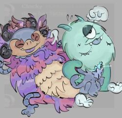 ambiguous_gender ambiguous_penetration big_blue_bubble cuntboy cuntboy/ambiguous dwumrohl fandhul intersex my_singing_monsters squirting