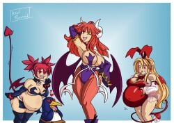 axel-rosered disgaea etna expanded_belly expansion fat fat_female flonne tagme weight_gain