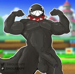 chain chomp from mario (series) by smolreapy