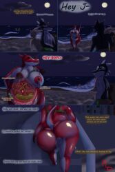 2:3 absurd_res acid_spouts akai_(flightlesslizard) anthro ass big_breasts big_butt bodily_fluids breasts bubbling_acid canid canine canis color_coded_text digestion domestic_cat drunk english_text eyelashes eyeliner felid feline felis female fish flashing flashing_breasts flightlesslizard group guts hi_res huge_butt inside_stomach internal intestines lagomorph leporid makeup male mammal marine multicolored_body natural_colors nipple_piercing nipples organs piercing profanity pupils rabbit shark stomach_acid substance_intoxication text vore white_pupils wolf
