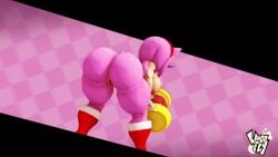 1girls 3d amy_rose animated big_ass bouncing_ass gif music naked_footwear sega shaking_ass sonic_(series) sonic_the_hedgehog_(series) sound tagme video whoofly