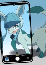 2025 4_toes ambiguous_feral ambiguous_gender ambiguous_penetration blue_body blue_eyes blue_fur brown_body brown_fur camera_view cellphone digital_media_(artwork) digitigrade disembodied_hand doggy_style duo eevee eeveelution electronics feet feral feral_focus feral_penetrated from_behind_position fur generation_1_pokemon generation_4_pokemon gesture glaceon green_body green_fur happy hi_res koorinezumi leg_markings looking_at_viewer markings mostly_offscreen_character motion_lines nintendo one_eye_closed open_mouth open_smile pawpads paws penetration phone pokemon pokemon_(species) quadruped sex smartphone smile smiling_at_viewer socks_(marking) solo_focus tail toes tongue waving waving_at_viewer wink