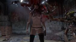 1girls 3d ada_wong alternate_version_available artist_request beheaded blood breasts copyright_request decapitation female female_death garry's_mod gore guro human human_female nipples resident_evil ryona vagina