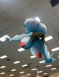 1girls ass breasts falling mdraw23 sadako_yamamura scared tagme the_tv_that_the_ring_girl_would_break_her_neck_from yamamura_sadako