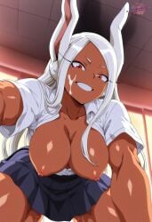 mirko from boku no hero academia by nyxar ora