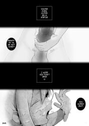 alterkyon blowjob blowjob_face comic cum cum_in_pussy cum_inside cum_on_breasts kinky petrification ponytail small_breasts teasing