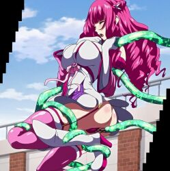 anime_screencap female majuu_jouka_shoujo_utea ova screenshot stitched tentacle tentacles tomonoin_mizuki