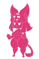 2026 absurd_res absurdres acoustic_skeleton animal_crossing ankha ankha_(animal_crossing) anthro big_belly big_breasts big_paws cat_ears cat_paws cat_tail catgirl chibi chubby chubby_female ear_fluff furry huge_ass huge_butt huge_ears huge_hips huge_paws huge_thighs mob_face monochrome no_dialogue resting_bitch_face sagging_breasts shortstack silhouette silhouetted_body simple_eyes simple_face solid_color_background stylized tail tiny_feet white_background