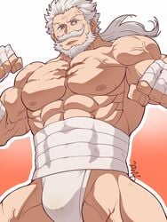 bara gay granblue_fantasy male_only muscles soriz