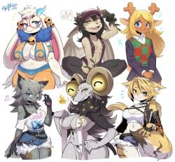 2026 2026s 2d 2d_(artwork) 2d_artwork 4_fingers 5_fingers 6girls angela_flux angela_flux_(kiseff) anthro anthro_female anthrofied antlers artist_name atlyss biped black_hair blonde blonde-haired_female blonde_female blonde_hair blonde_hair_female blue_claws blue_eyes blue_horn bottomwear bovid bra breasts brown_body brown_fur brown_stripes brown_tail canid canine canis caprine chest_tuft claws clothed clothed_anthro clothed_female clothing countershade_torso countershading crop_top crossgender deadlock deer deltarune deltarune_chapter_2 deltarune_chapter_3 deltarune_chapter_4 digital_art digital_drawing digital_drawing_(artwork) digital_media digital_media_(artwork) digital_painting digital_painting_(artwork) elden_ring elden_ring_nightreign epic_games eyelashes eyewear felid feline felis female female_anthro finger_claws fingerless_gloves fingers fortnite fortnite:_battle_royale freckled_face freckles fromsoftware front_view fully_clothed fully_clothed_anthro fully_clothed_female fur furry furry_female gargoyle genderswap genderswap_(mtf) glasses glistening_eyelids gloves goat green_eyes grey_body grey_fur grey_hair grey_tail group hair handpaw handwear hat headgear headwear heterochromia hi_res horn horns ivy_(deadlock) kubold_(atlyss) legwear libra_creature_of_night loincloth long_eyelashes looking_at_viewer mammal markings midriff mihoyo mtf_crossgender multiple_girls navel noelle_holiday open_mouth open_smile pants paws piercing pulchra_fellini rule63 rule_63 shirt shortstack simple_background sitting skirt skykain smile smiling smiling_at_viewer standing striped_body striped_fur striped_markings striped_tail stripes suspenders tail tail_markings teeth thigh_highs thighhighs thiren toby_fox tongue tongue_out topless topwear tuft undertale undertale_(series) underwear valve video_games white_background white_body white_fur white_hair wings wolf wolfie_(fortnite) wraps yellow_body yellow_eyes yellow_fur yellow_tail zenless_zone_zero