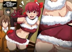 goro akechi from christmas by karbuitt