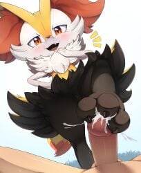 braixen from nintendo by pawsolie