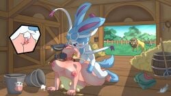 farm milk miltank pokemon ranch stable sylveon taurus vaginal_penetration