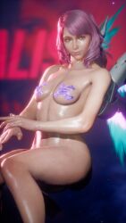2024 3d 3d_(artwork) alisa_bosconovitch android ass athletic athletic_female breasts mod naked namco nude nude_female omegaxsmash pink_hair robot robot_girl russian_female screencap seductive shiny_skin tekken tekken_8 voluptuous voluptuous_female