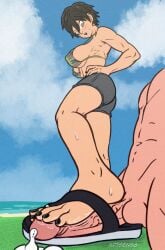 oc from dragon ball by artsens8