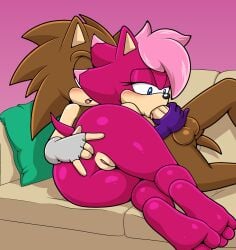 2_finger_fingering 5_fingers anal anal_fingering anthro anus ass balls clothing dan_guru_the_hedgehog digital_media_(artwork) duo erection eulipotyphlan feet fellatio female female_penetrated fingering fingering_partner fingerless_gloves fingers furniture genitals gloves hair hand_on_penis handwear hedgehog hi_res humanoid_genitalia humanoid_penis lying male male/female male_penetrating male_penetrating_female mammal narrowed_eyes nude on_back on_side open_mouth oral oral_penetration penetration penile penis pillow sega sex sofa sofa_sex soles sonia_the_hedgehog sonic_(series) sonic_the_hedgehog_(series) sonic_underground sonicguru tail toes vulva