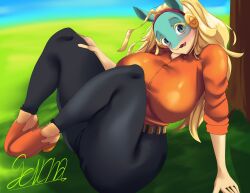 adult animal_face animal_head anthro arched_back ass ass_focus big_thighs black_pants blonde_hair blue_eyes body_focus boku_no_hero_academia buttoned_shirt canine casual_clothes clothed curvy_body daytime erotic erotic_pose eye_contact fanservice female fetish furry grass hip_focus human humanoid ippan_josei leaning_back leggings legs_spread long_hair long_legs long_sleeves looking_at_viewer mammal my_hero_academia nature orange_shirt outdoors provocative quirked_human_(my_hero_academia) relaxed_pose seductive sencna_r18 sexualized sexy sitting slim_waist softcore solo suggestive suggestive_pose tall_female teasing teasing_pose thick_thighs thigh_focus tight_clothes tight_pants tight_shirt tree wide_hips