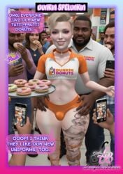 dunkin' donuts fan art