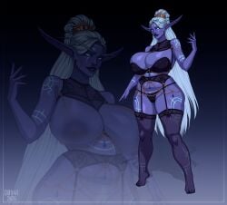 nightborne from world of warcraft by d0114r