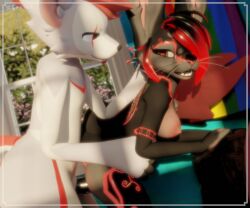 3d_(artwork) 6:5 absurd_res anthro arctic_wolf arm_tattoo back_tattoo bedroom bent_over black_body black_fur bodily_fluids breasts brother brother_(lore) brother_and_sister brother_and_sister_(lore) brother_penetrating_sister canid canine canis digital_media_(artwork) duo envivr female from_behind_position fur hi_res incest incest_(lore) leg_tattoo male male/female mammal ottaroo radiorabbit0 sex sibling sibling_(lore) siblings sister sister_(lore) tattoo whiplash wolf