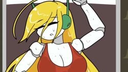 2girls animated ass belly belly_button big_breasts blonde blonde-haired_female blonde_hair blush blush_lines breasts busty busty_female cave_story cleavage clothing curly_brace female female/female female_only funny hips humorous lesbian long_hair midriff multiple_females multiple_girls navel robot robot_girl same_character selfcest slim_waist sound tagme video waist wet wet_clothes white_skin yuri zedrin