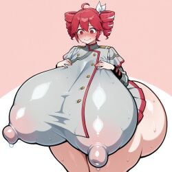 ai_generated karlov_13 kasane_teto hyper hyper_breasts hyper_thighs hyper_ass hyper_nipples nipple_bulge tagme