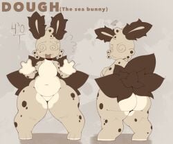 ass dough_(talons_tw) reference_sheet sea_bunny spiral_eyes talons_tw thick_ass thick_thighs