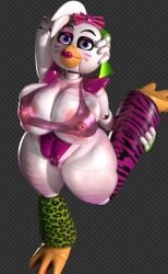 glamrock chica (fnaf) from five nights at freddy's by duranomates