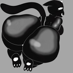raltrealomg female furry breasts big_breasts huge_breasts thick_thighs wide_hips big_ass huge_ass bubble_butt tag me hyper_ass