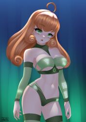 jay156 android ginger penny_polendina rwby green_eyes