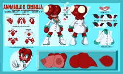2022 absurd_res annabelle_d._cerebella anthozoan anthro aquatic areola big_brain big_breasts big_butt big_head black_sclera boots brain_coral brain_growth breasts butt character_sheet cleavage clitoris clothed clothing cnidarian coat coral countershade_breasts countershade_face countershade_torso countershading cybernetic_eye cybernetics eyelashes eyeshadow eyewear fan_character female footwear genitals glasses gloves handwear hi_res huge_brain huge_head lab_coat lips machine makeup model_sheet nipples red_body red_eyes sega sharp_teeth shoes simple_background smile solo sonic_the_hedgehog_(series) teal_background teal_eyeshadow teal_lips teeth topwear vulva white_boots white_clothing white_footwear white_gloves white_handwear white_lab_coat white_sclera zoner