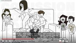 2boys 2girls 4girls bisexual bisexual_female couch couch_sex cum cum_on_body cum_on_breasts deepthroat dialogue jaiden jaiden_animations jaiden_dittfach jaidenanimations jaidens_mom lesbian_sex masturbating masturbation orgy pokenaito rubbing_pussies_together scissoring scissoring_position sex_on_couch squirting squirting_orgasm squirting_while_tribbing sucking_dick sucking_penis sweat sweating sweating_female sweating_profusely tribadism youtube youtuber yuri