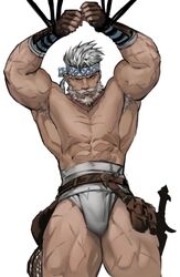 bara beard dopq granblue_fantasy male_only muscular_male old_man soriz tagme yy6242