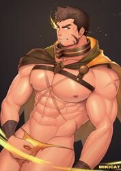 bara heracles_(tokyo_afterschool_summoners) looking_at_viewer male_only mikicat muscular tagme tokyo_afterschool_summoners