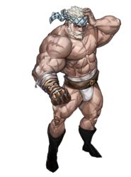 bara dopq granblue_fantasy huge_muscles male male_only muscular_male soriz yy6242