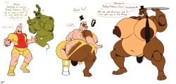 2024 3boys animatronic bara bara_tiddies bara_tits bear belly big_nipples bobthetanuki bunny chubby chubby_anthro chubby_male extrasizedbob five_nights_at_freddy's freddy_(fnaf) gay humanoid koji_koda male male_breasts male_only man_boobs man_breasts man_tits manboobs mankini muscular muscular_male my_hero_academia nipples overweight overweight_male scottgames sling_bikini springtrap_(fnaf) text transformation waiter yaoi