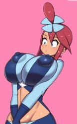 skyla (pokemon) from nintendo by drunkavocado