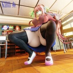 1girls 3d 3d_(artwork) ass ass_visible_through_thighs big_ass bubble_butt classroom clothing dat_ass doki_doki_literature_club fat_ass female female_only huge_ass indoors kiro93591529 large_ass legs_apart legwear looking_at_viewer monika_(doki_doki_literature_club) no_panties png pussy remastered shirt shoes skirt solo spread_legs spreading thick_ass thick_thighs thighhighs uniform white_bow wide_hips