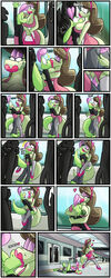 2020 absurd_res after_sex anthro anthro_on_anthro anthro_penetrated anthro_penetrating anthro_penetrating_anthro areola barefoot bodily_fluids bottomwear breasts cleavage closed_eyes clothed clothed_sex clothing clothing_aside comic cum cum_inside cum_trail duo_focus female female_penetrated femdom footwear genital_fluids genitals green_areola green_nipples grey_clothing grey_legwear group hair hi_res incest jamearts jimmy_(jamearts) kissing legwear lipstick lizard lizardman makeup male male_penetrating male_penetrating_female milf mother_and_son nipples onomatopoeia panties panties_aside pants penetration penile penile_penetration penis public public_transportation pussy reptile scalie sex sound_effects standing straight text thigh_highs tongue underwear underwear_aside vaginal_penetration