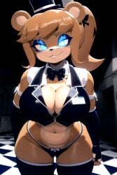 1girls ai_generated bear_girl bear_humanoid big_ass big_breasts breasts bust busty chest curvaceous curvy curvy_figure daidouji_(artist) digital_media_(artwork) fazclaire's_nightclub female five_nights_at_freddy's freddy_(fnaf) fredina's_nightclub fredina_(cally3d) frenni_fazclaire hips hourglass_figure huge_ass huge_breasts large_ass large_breasts legs light-skinned_female light_skin mature mature_female scottgames slim_waist thick thick_hips thick_legs thick_thighs thighs ursid ursid_humanoid ursine ursine_humanoid voluptuous waist wide_hips