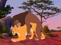 absurd_res ambiguous_penetration arm_tuft bite disney domination duo elbow_tufts felid female feral from_behind_position hi_res kiara kovu lion looking_pleasured male male_domination male_penetrating mammal mounting neck_bite pantherine penetration scar scruff_biting sex sphynxxx straight tail_tuft the_lion_king tuft