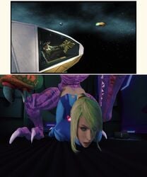 1boy 1girls 30_seconds 3d 5:6 animated ass_up big_ass blonde_hair bodysuit claws crotch_cutout dubious_consent face_down_ass_up forced human lockdisc longer_than_30_seconds male/female metroid monster nintendo no_sound pinned_down purple_skin rape ridley samus_aran sarah_bryant_(model) scale sex_from_behind sleeping space teratophilia tied_hair toe_claws top-down_bottom-up torn_bodysuit torn_clothes vertical_video video