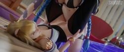 1futa 1girls 3d ahri alternate_costume animated blender bottomless breasts cleavage curvy erection female female_penetrated futa_on_female futadom futanari futanari_penetrating jinx_(league_of_legends) k/da_ahri k/da_series large_breasts league_of_legends no_sound penis realistic shir0qq video