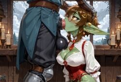 absurdly_large_cock ai_generated amber_eyes big_ass big_balls big_breasts big_butt big_dom_small_sub big_penis blouse blowjob blush blushing brown_eyes brown_hair choking_on_cock colored_skin corset creamhorseai curvy curvy_female curvy_figure deepthroat elf_ears erect_nipples fellatio female fit fit_female forced_oral garter_belt glasses goblin goblin_female green_skin head_grab high_resolution highres honey_goblin horny horny_female horse_penis horsecock hourglass_figure huge_ass huge_balls huge_breasts huge_cock hyper_balls indie_virtual_youtuber indoors irrumatio jewelry larger_male lingerie long_ears male male/female massive_balls massive_penis mature mature_female medieval medieval_clothing monster_girl muscular oral oral_sex perfect_body pierced_ears seductive seductive_look short_hair shortstack size_difference smaller_female sweat sweating sweaty sweaty_body tavern tavern_wench testicles thick_thighs throat_bulge throat_fuck throat_swabbing virtual_youtuber voluptuous voluptuous_female vtuber vtuberfanart