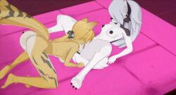cunnilingus helluva_boss loona_(helluva_boss) pulchra_fellini pussy_licking yuri zenless_zone_zero