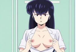 ai_generated breasts flashing_breasts sakura urusei_yatsura