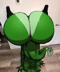 dibbi fat_ass handstand naked naked_female pussy twerk